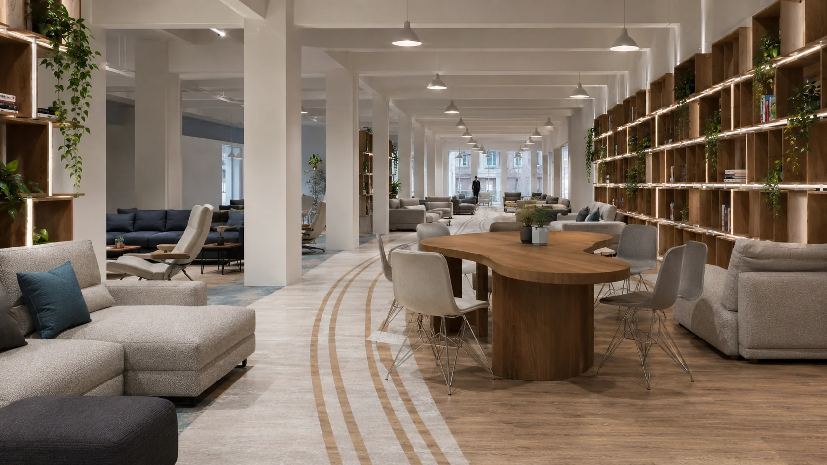 Visualización interior del proyecto Muebles Umbe